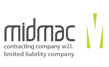 Midmac Qatar Official Corporate Contracting Logo