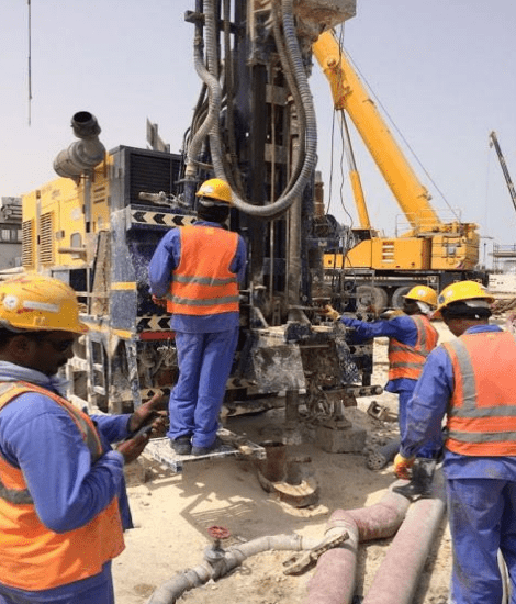 Industrial Rig Deep Extraction Operations Qatar