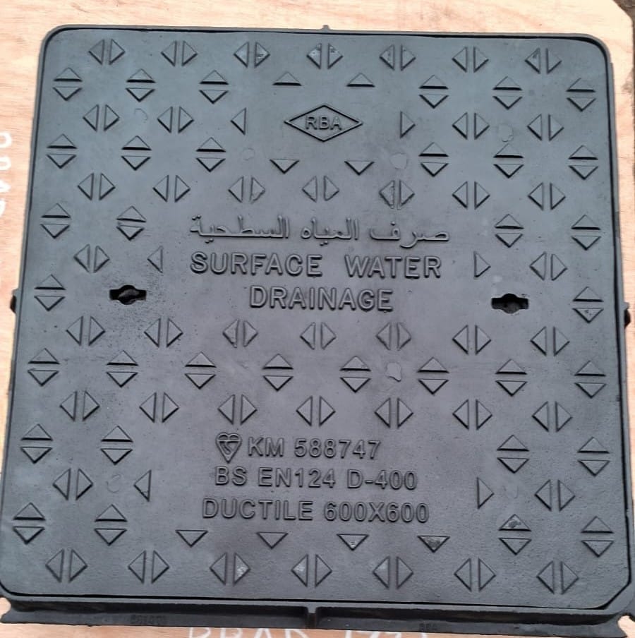 Ductile iron Manhole Cover Heavy Duty D400 Qatar