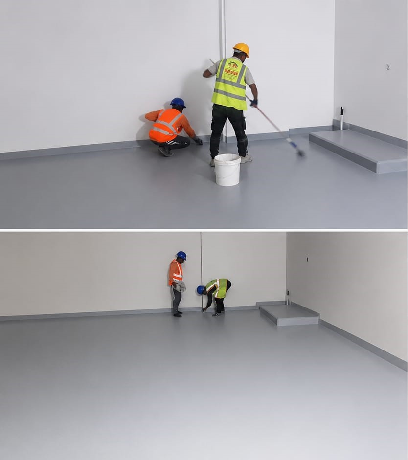 Concrete Foundation Liquid Elastomeric Membrane Shield